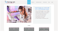 Desktop Screenshot of lab-training.com
